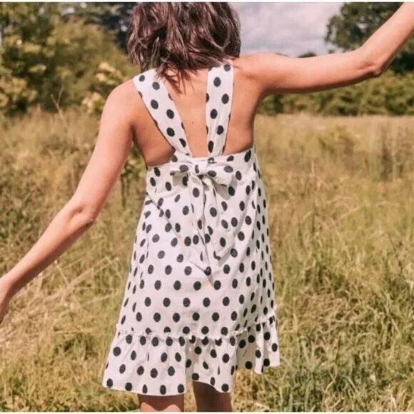 Sezane Mathilde Dress in Polka Dot size 38 NWT - Picture 5 of 12